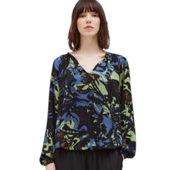 689: GRADE & GATHER NWT BLOUSE UNDER WATER (GG1) - Picture 2 of 2